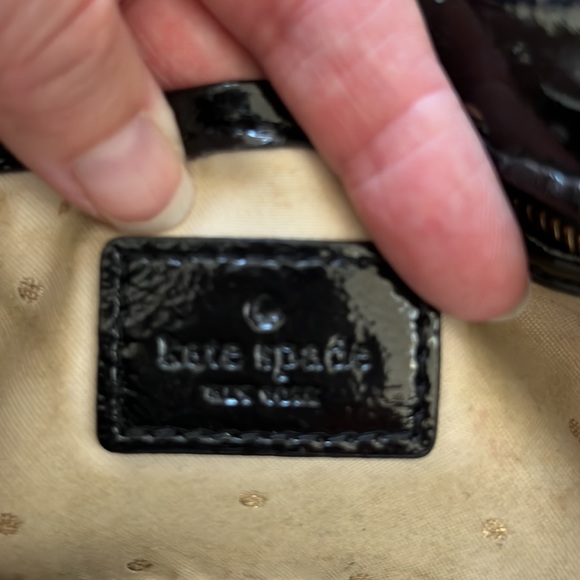 KATE SPADE FLORAL CUT OUT CROSSBODY BAG Black - Picture 9 of 13